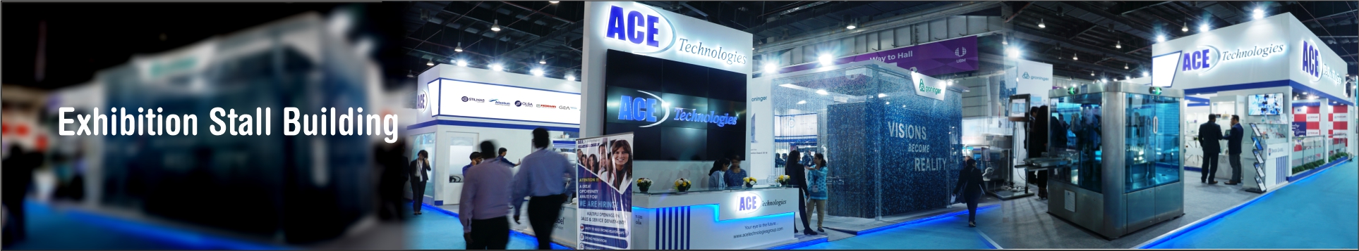 exhibition stand building banner web