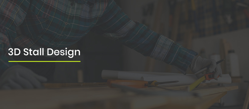 3D Stall Design Mobile Banner